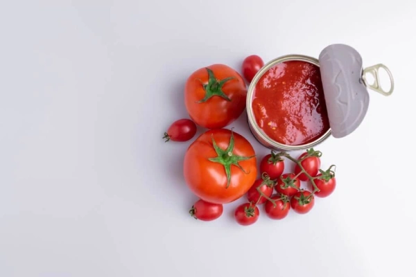 رب گوجه فرنگی بسته بندی شده فلزی