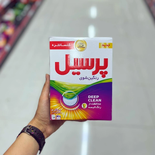 پودر لباسشویی پرسیل رنگین شوی مدل Deep Clean وزن ۶۰۰ گرم در فروشگاه