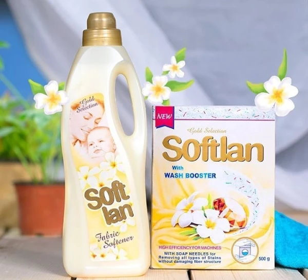 قیمت پودر ماشین لباسشویی سافتلن طلایی 8 آنزیم