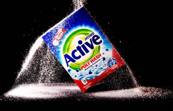 قیمت پودر ماشین لباسشویی پلی واش اکتیو 500 گرم
