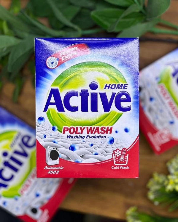 پودر ماشین لباسشویی پلی واش اکتیو 500 گرم