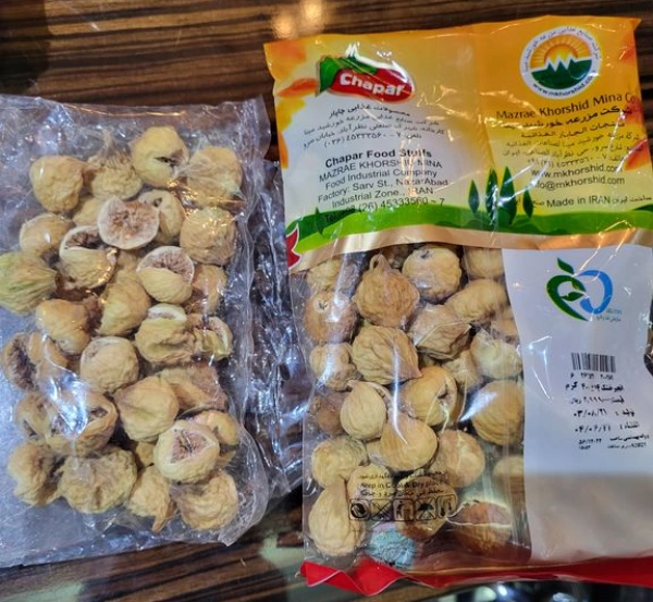 انجیر خشک چاپار مقدار 400 گرم