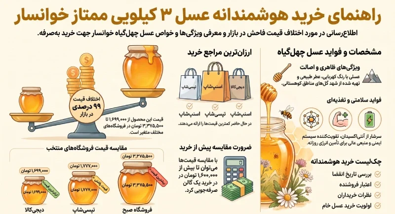 راهنمای خرید هوشمندانه عسل خوانسار
