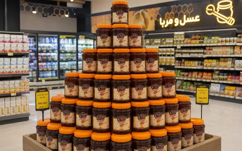 عسل چهل گیاه ممتاز خوانسار وزن 3000 گرم