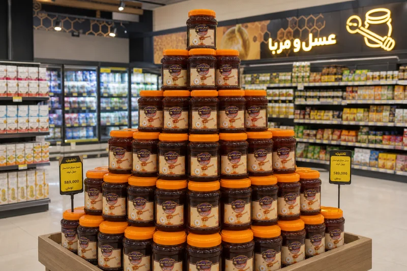 عسل چهل گیاه ممتاز خوانسار وزن 3000 گرم