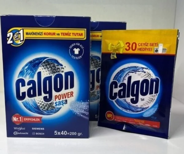 پودر جرم گیر ماشین لباسشویی کالگون مدل 2in1 وزن 500 گرم