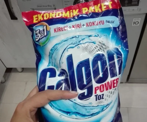 پودر جرم گیر ماشین لباسشویی کالگون مدل 3in1 وزن 500 گرم