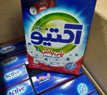 پودر ماشین لباسشویی پلی واش اکتیو 500 گرم