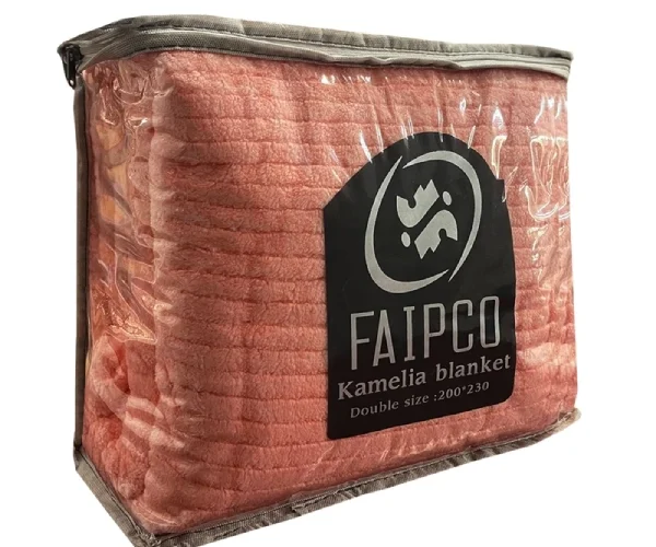 پتو مسافرتی فایپکو مدل کاملیا دونفره سایز 200×230 سانتی متر